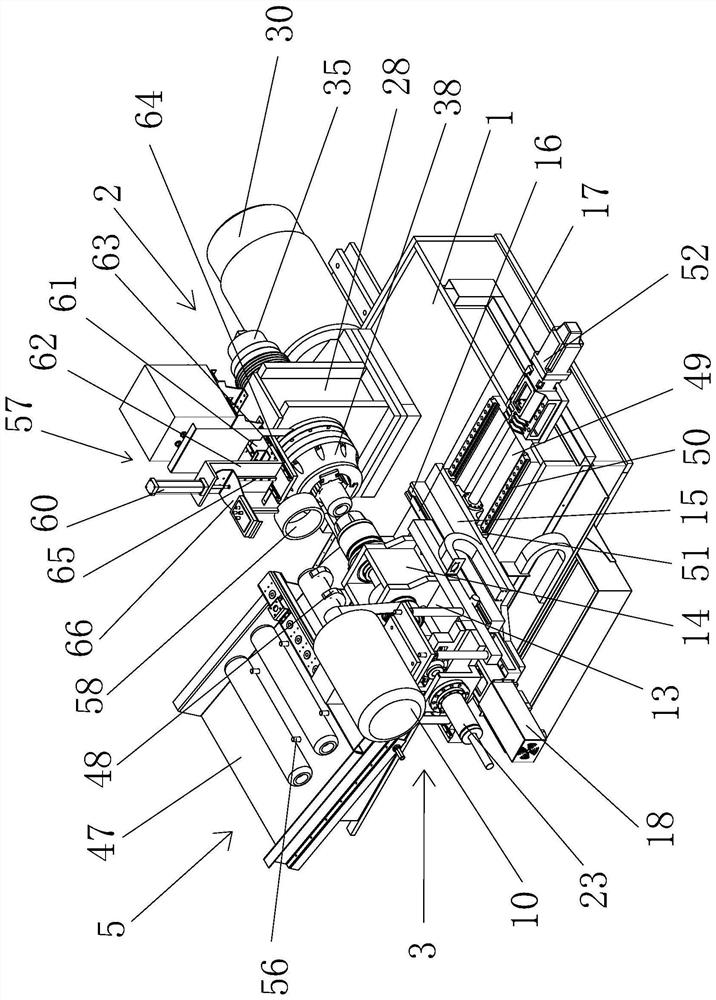 Combined necking and inward turning spinning machine