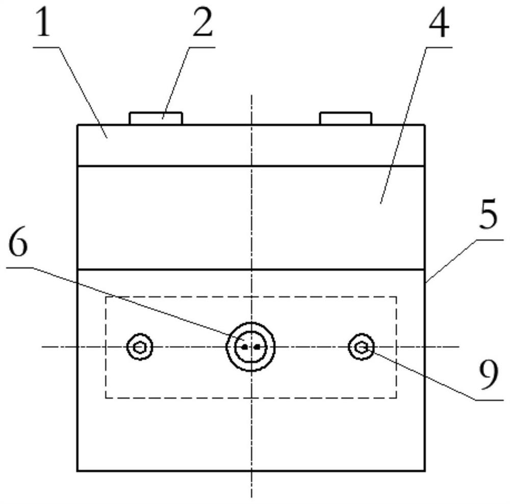 Electromagnetic ultrasonic transverse wave thickness measuring probe