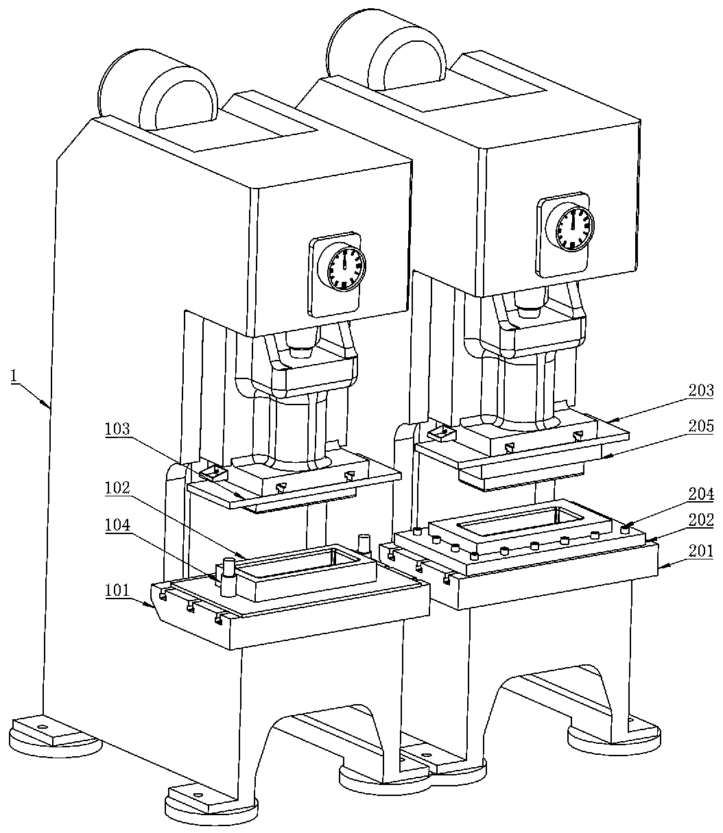 Deep drawing process for battery box body