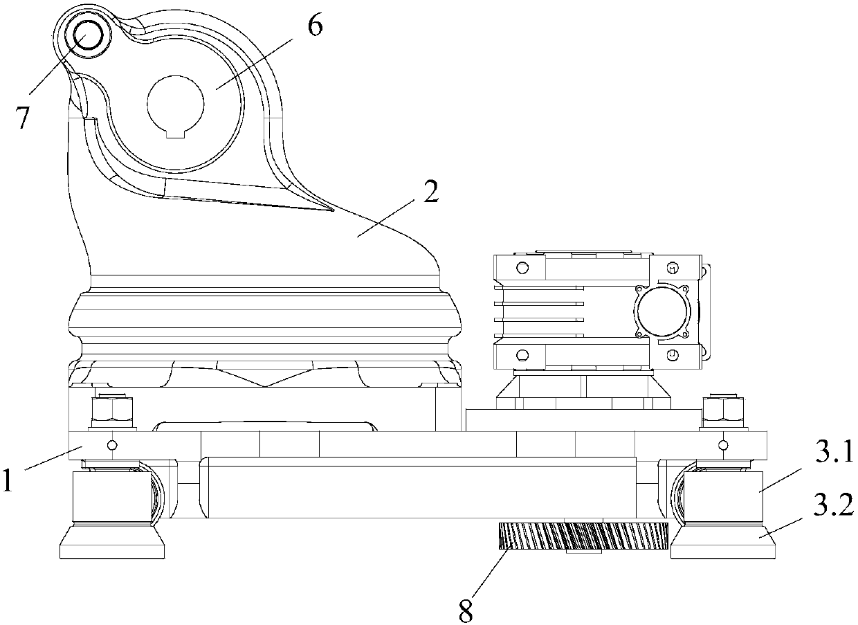 A vertical walking mechanism