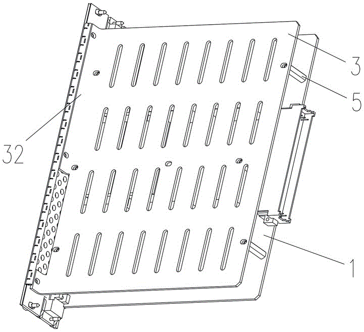 Onboard electronic part device for rail transit