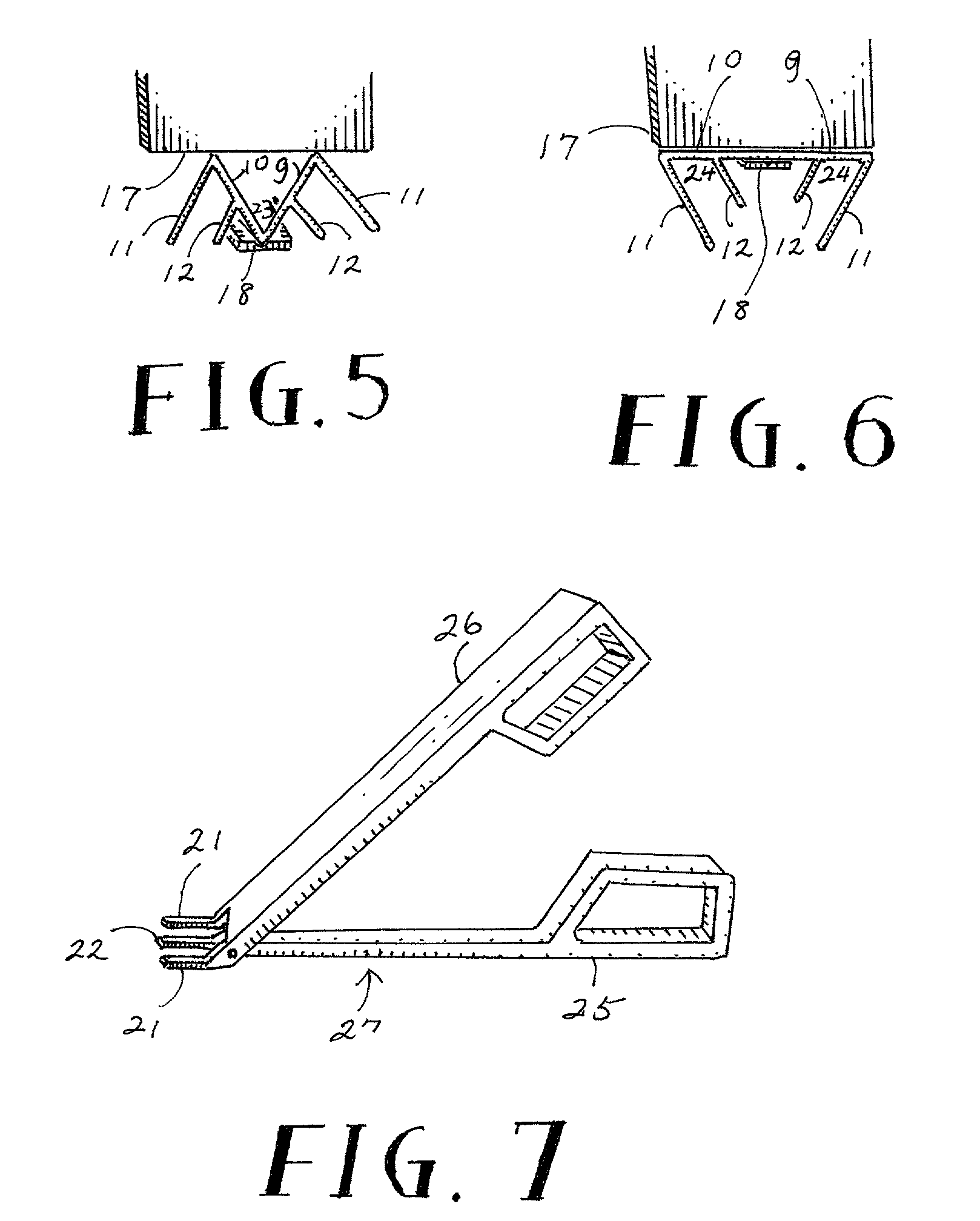 Four-spikes surgical skin staple