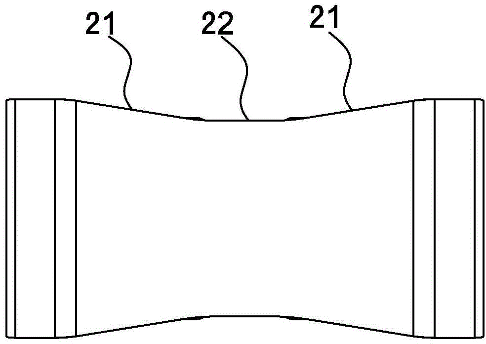 Negative-type milling blade