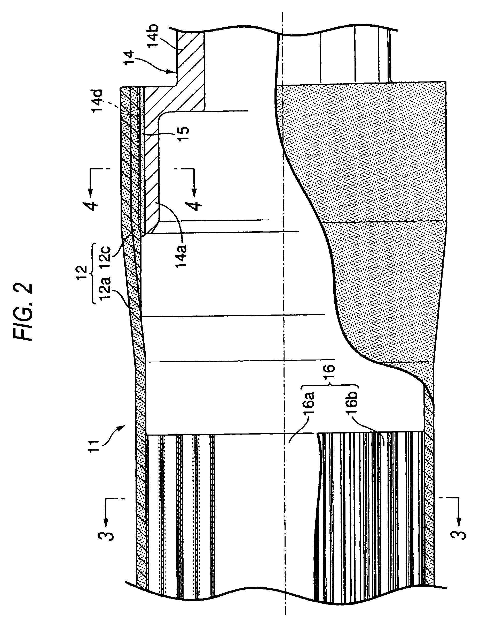 Propeller shaft apparatus