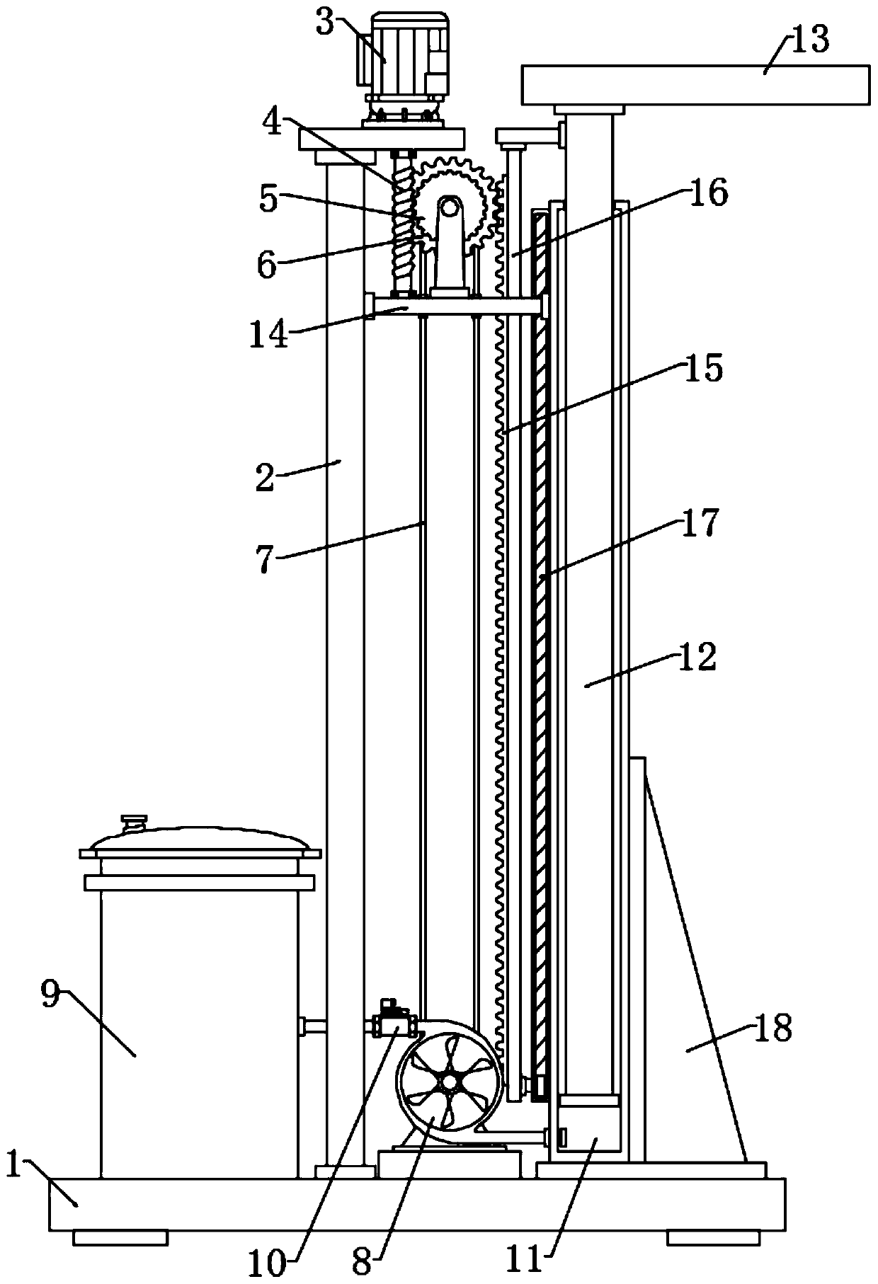 Dual-power servo hydraulic jacking device with interlocking function