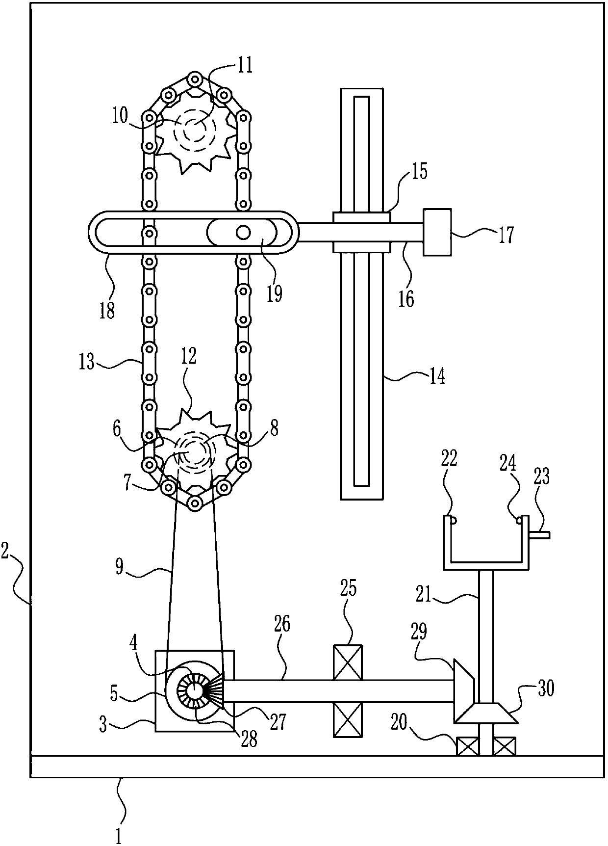 Metal tubular material surface wiping equipment