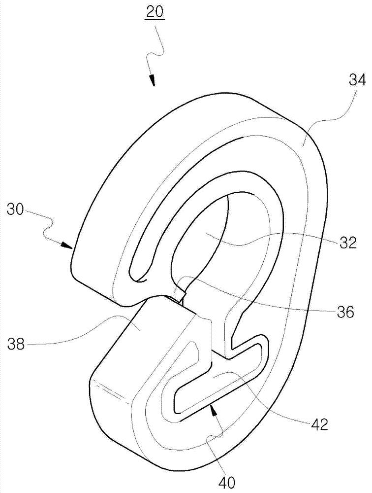 Medical tube fixing device