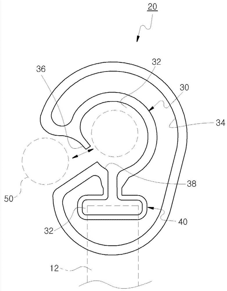 Medical tube fixing device