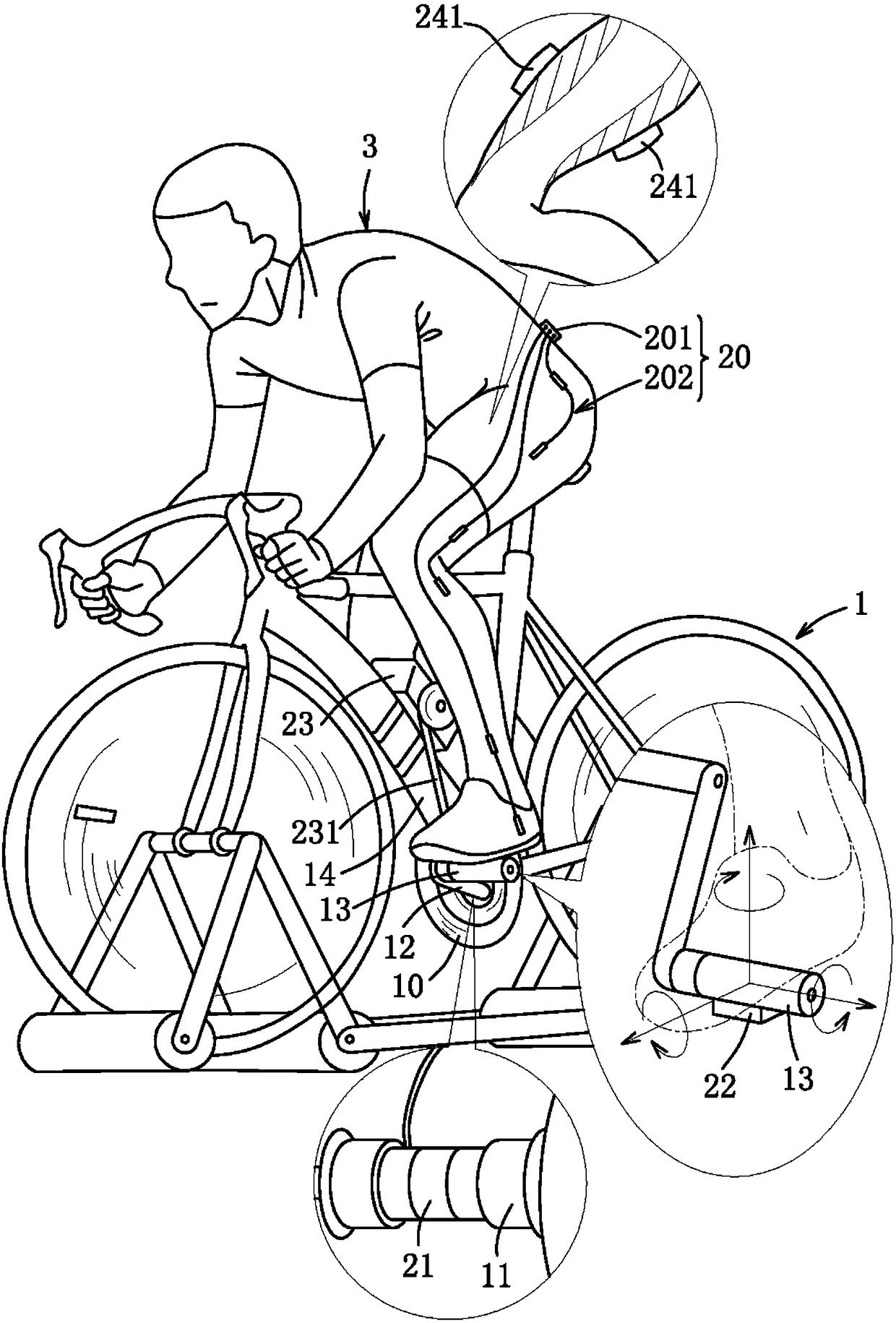 Method and system for determining data associated with lower limb activity