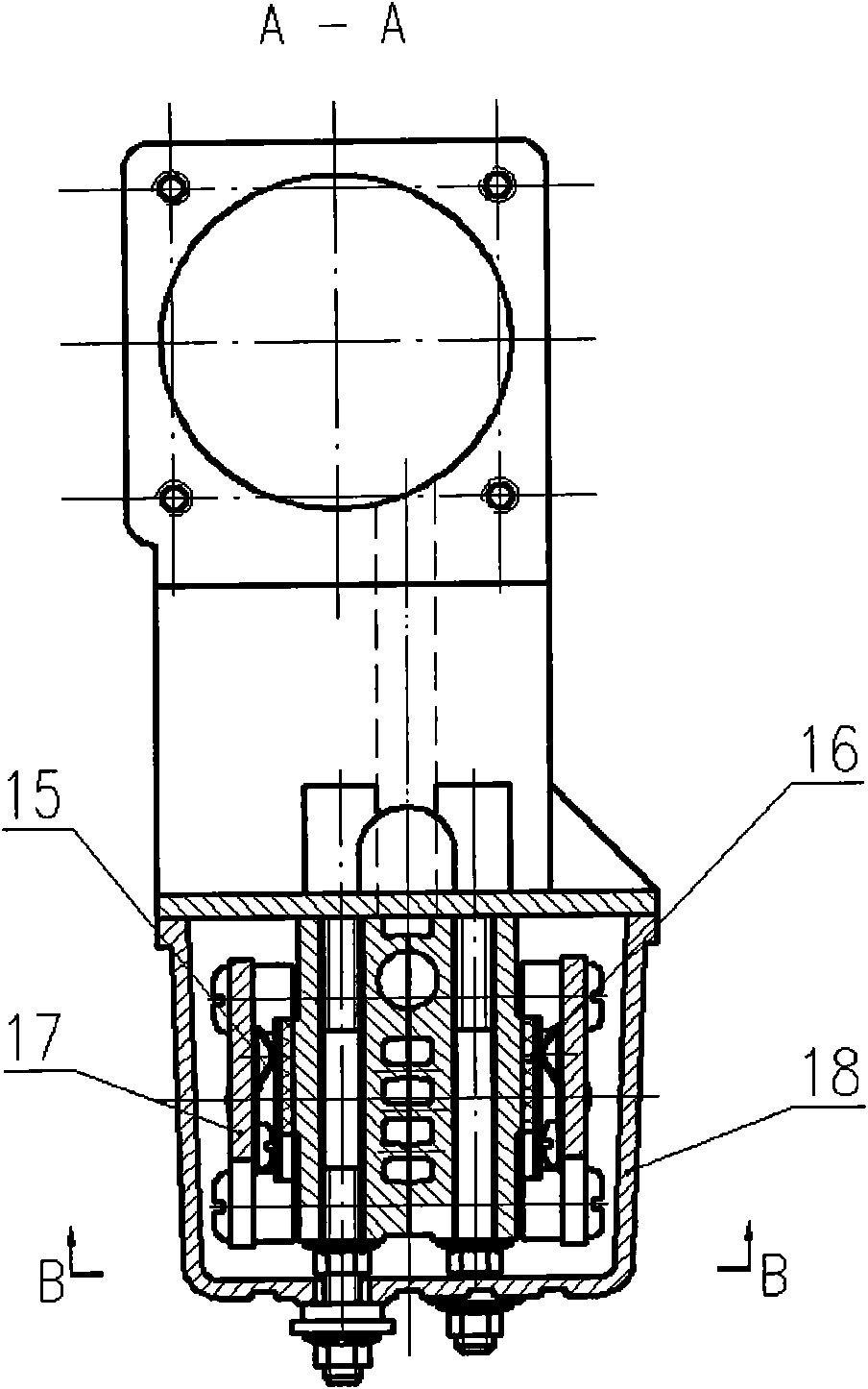 Cold start device and cold start method of M100 methanol engine