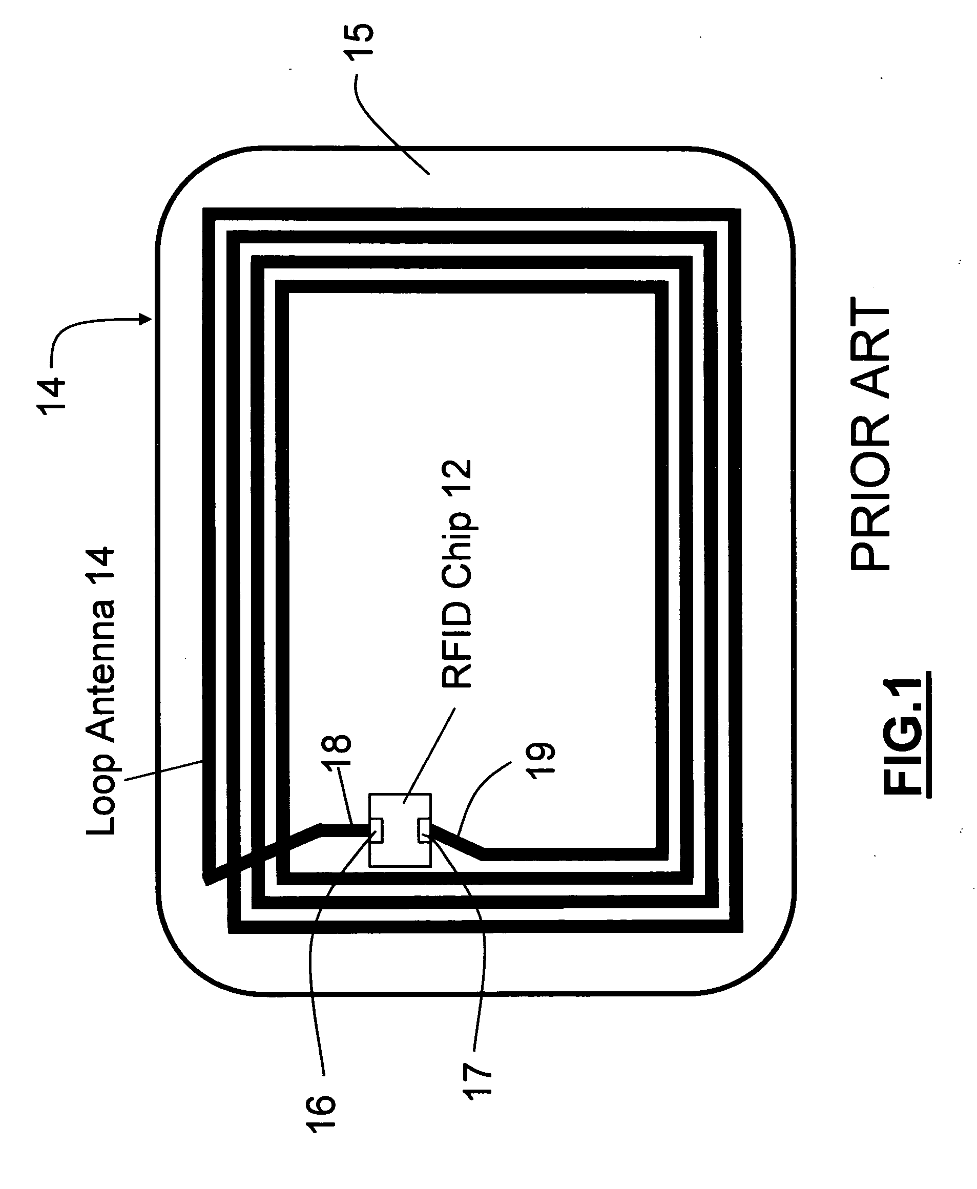 RFID chip and antenna with improved range