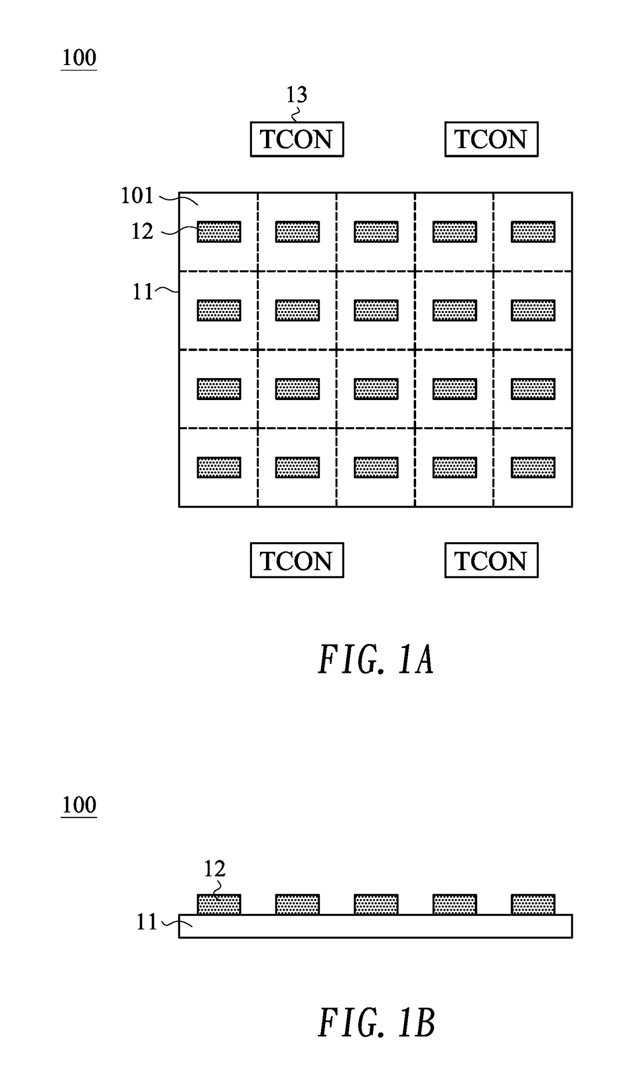 Microled display panel