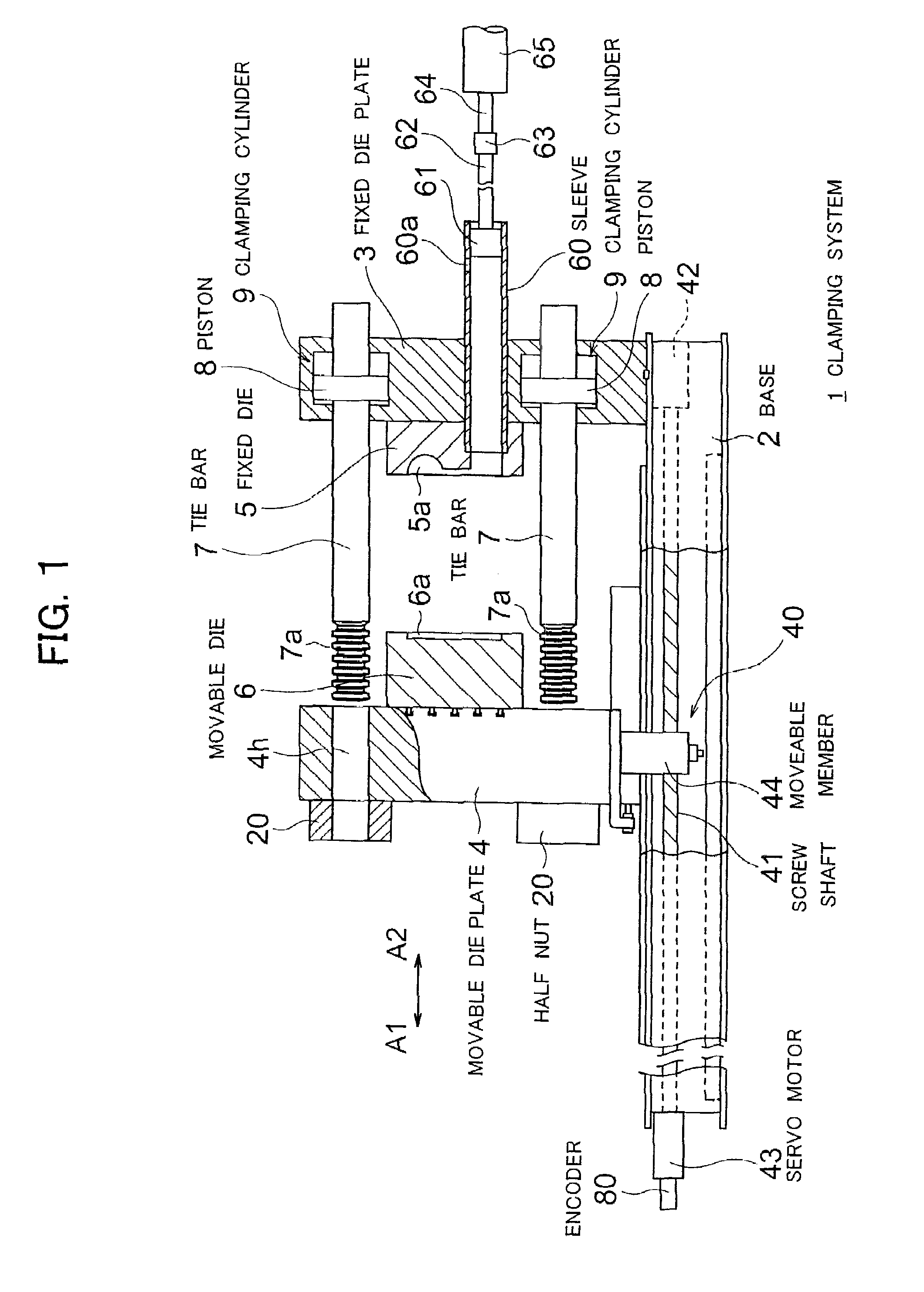 Clamping system and clamping method