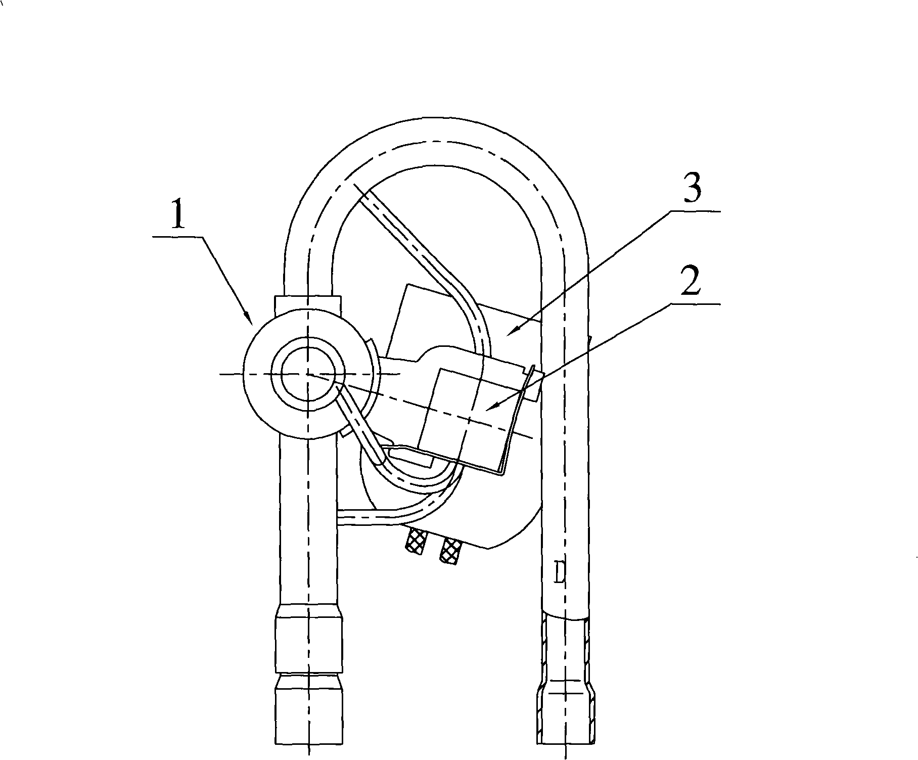 Four-way electromagnetic valve