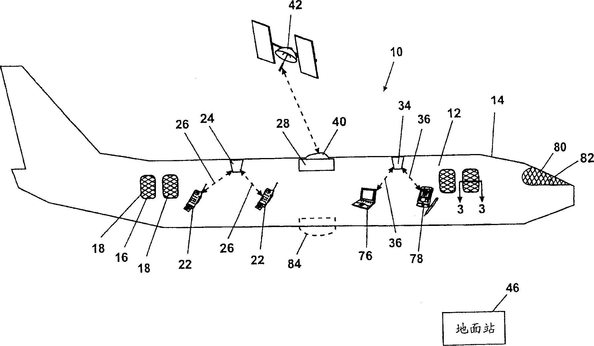 Wireless communication inside shielded envelope