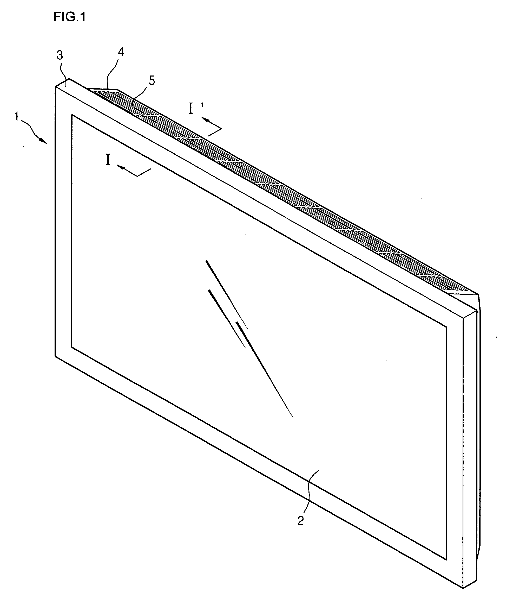 Cooling apparatus for flat display device