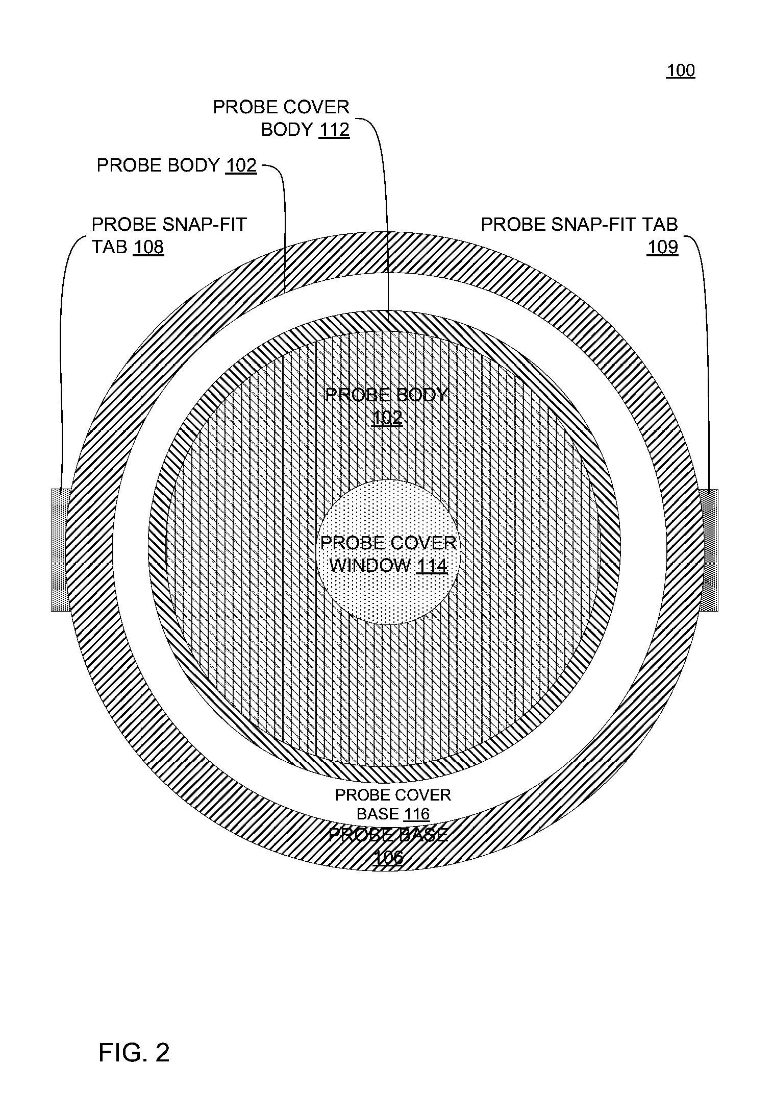 Tympanic probe cover