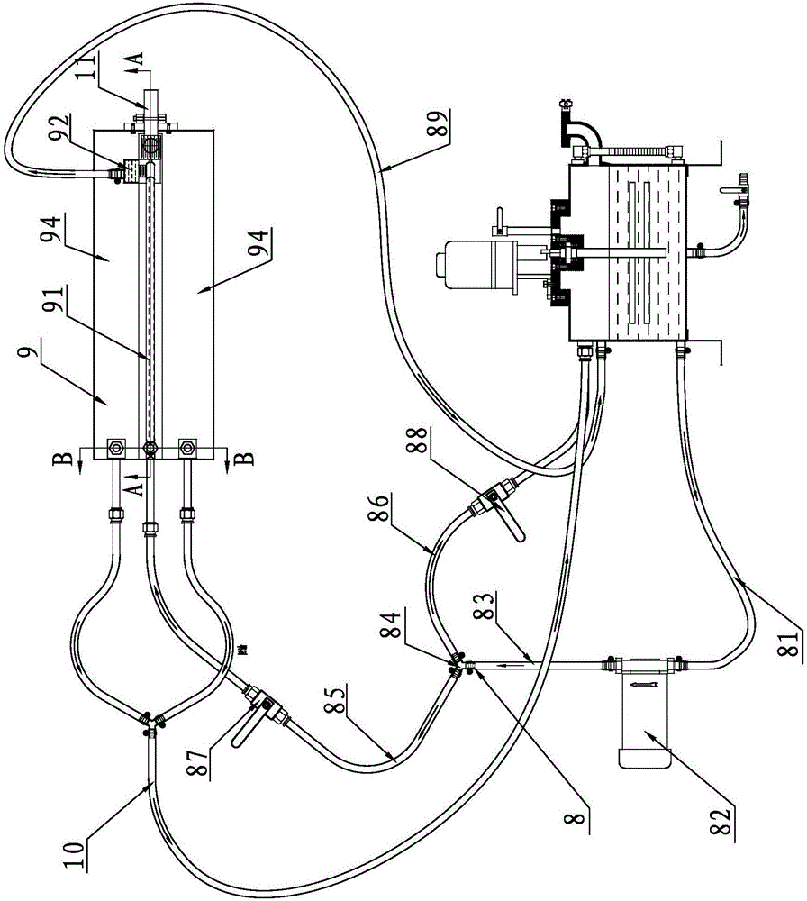 Sealing mixing storage device for siliconizing fluid of medical syringe needle