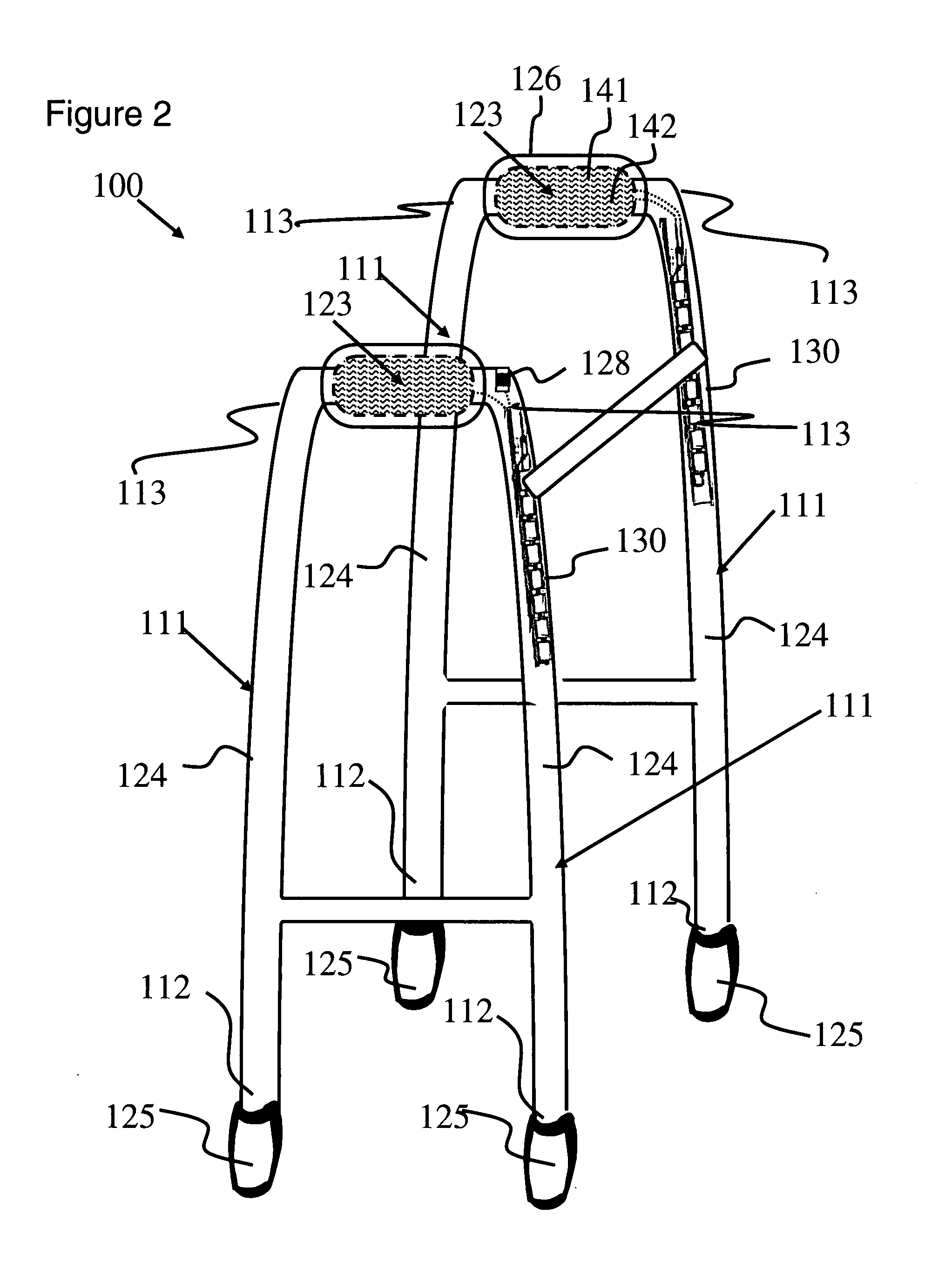 Heated handle construction