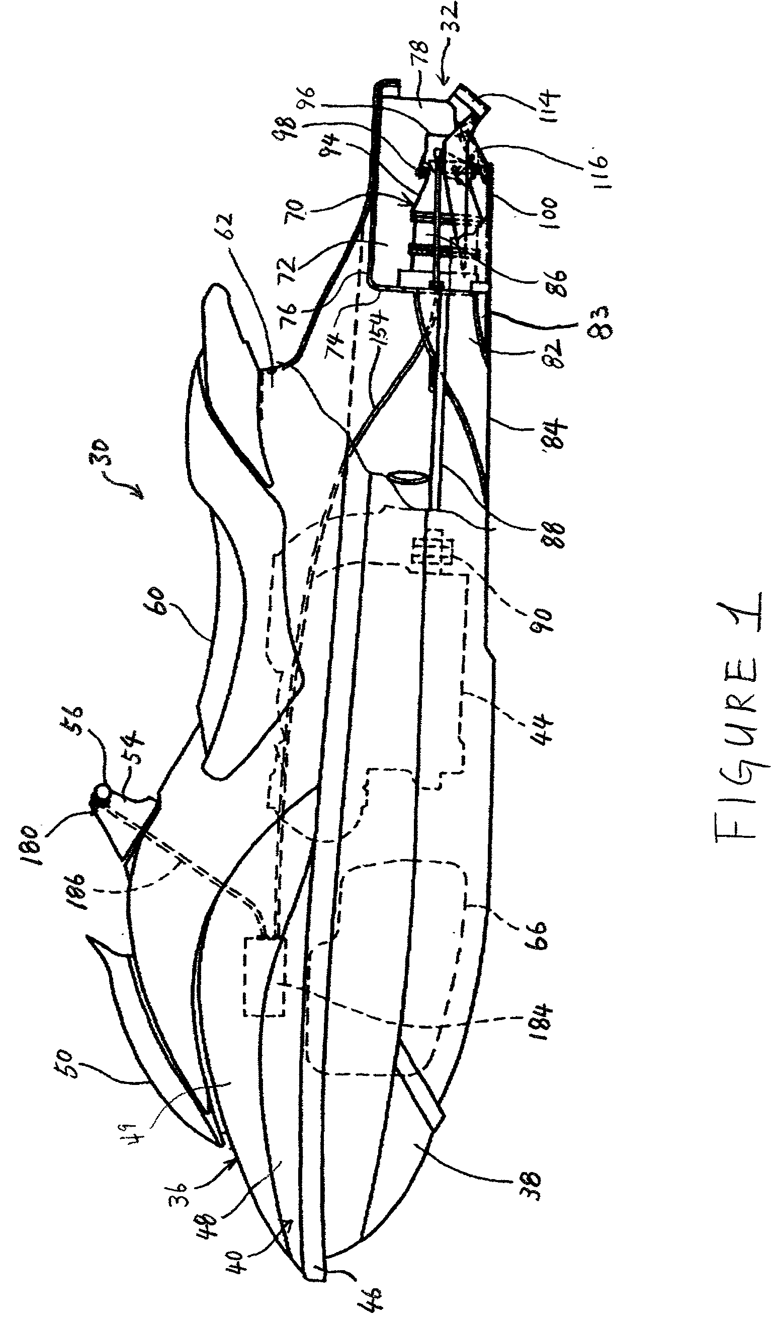 Braking device for watercraft