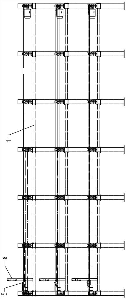 A push device, automatic conveying three-dimensional cultivation system device