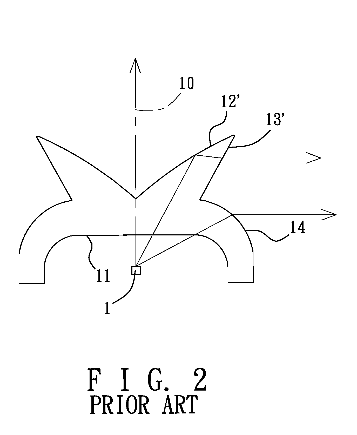 Light-emitting device and a lens thereof