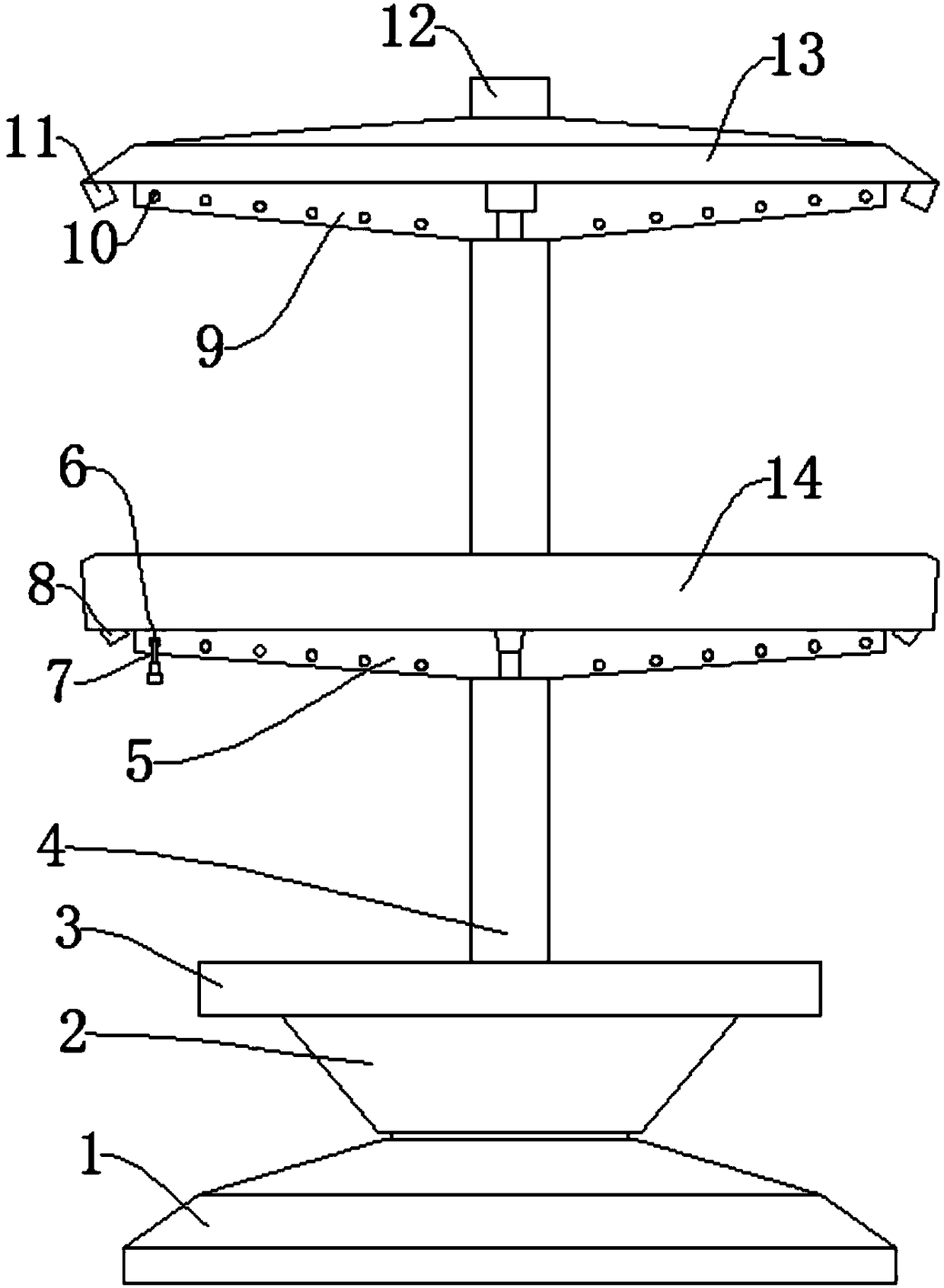 Textile product display frame