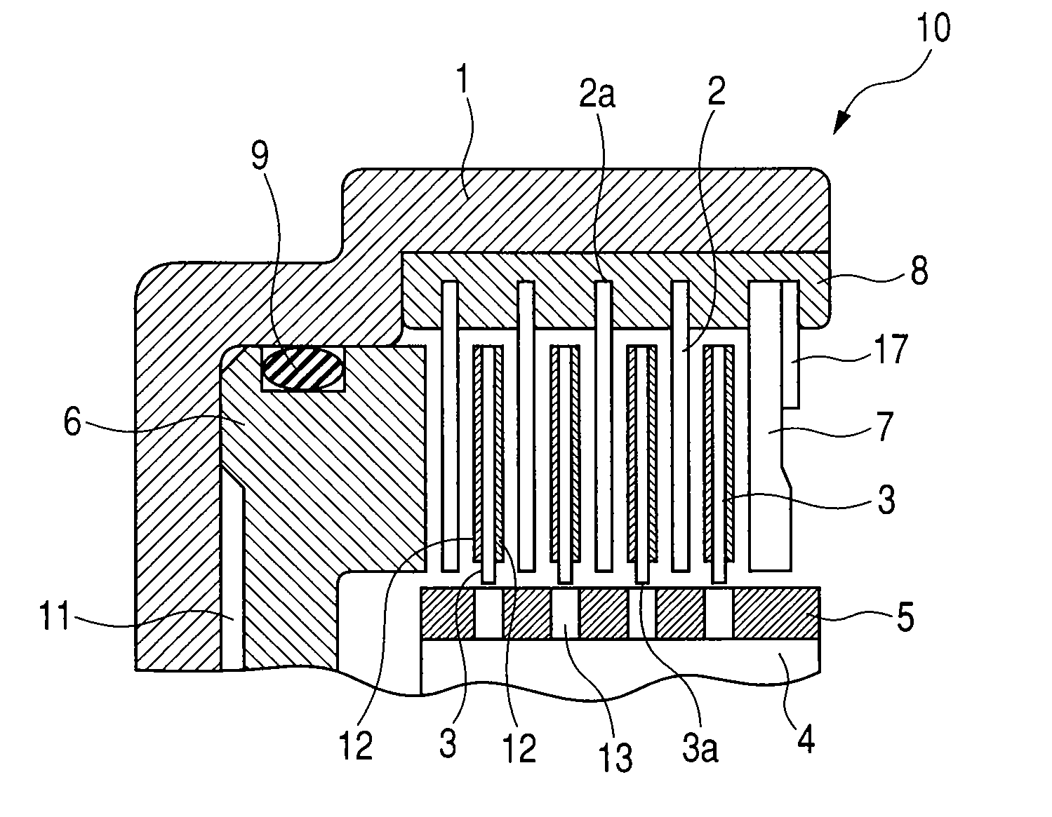 Wet type friction plate