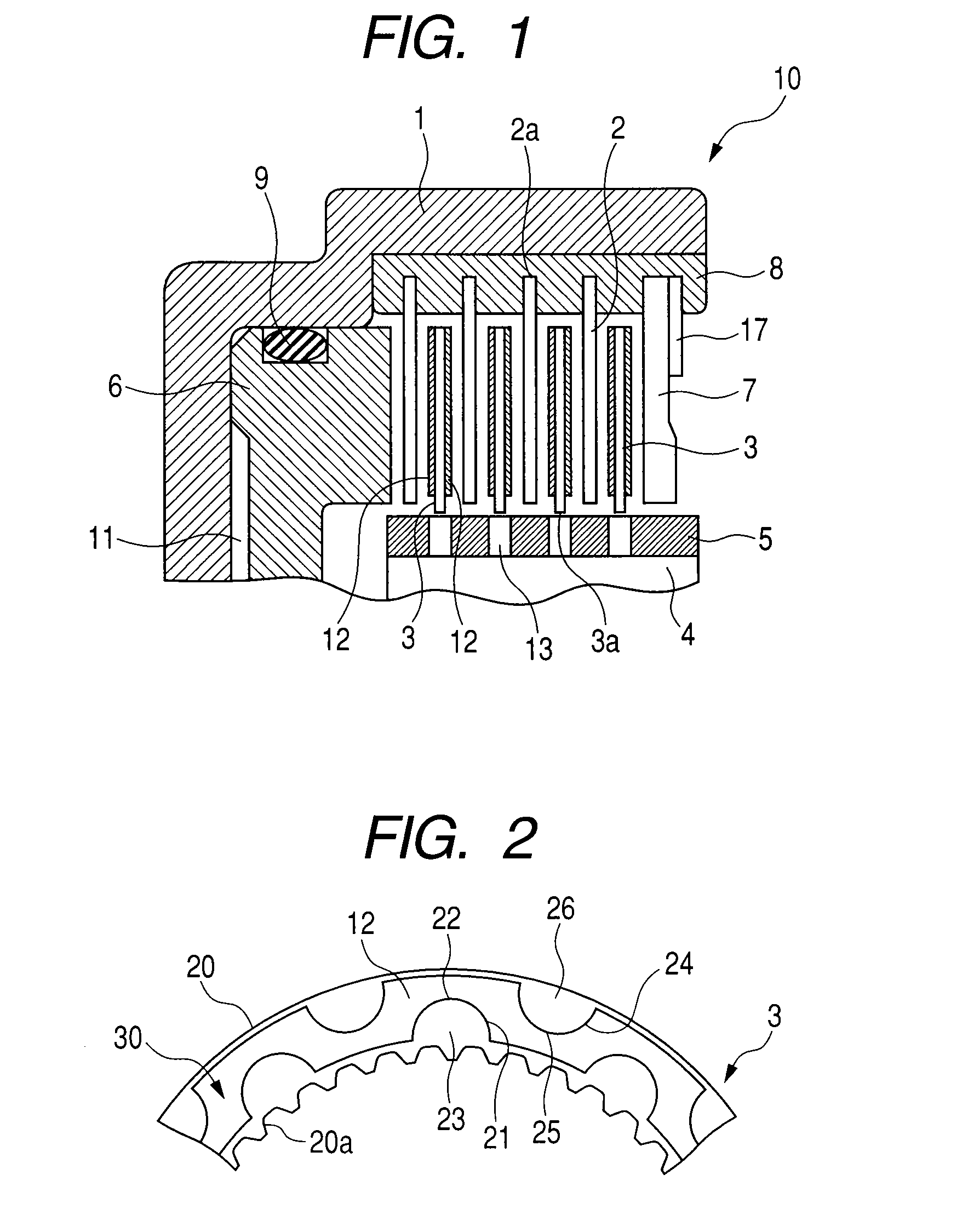 Wet type friction plate