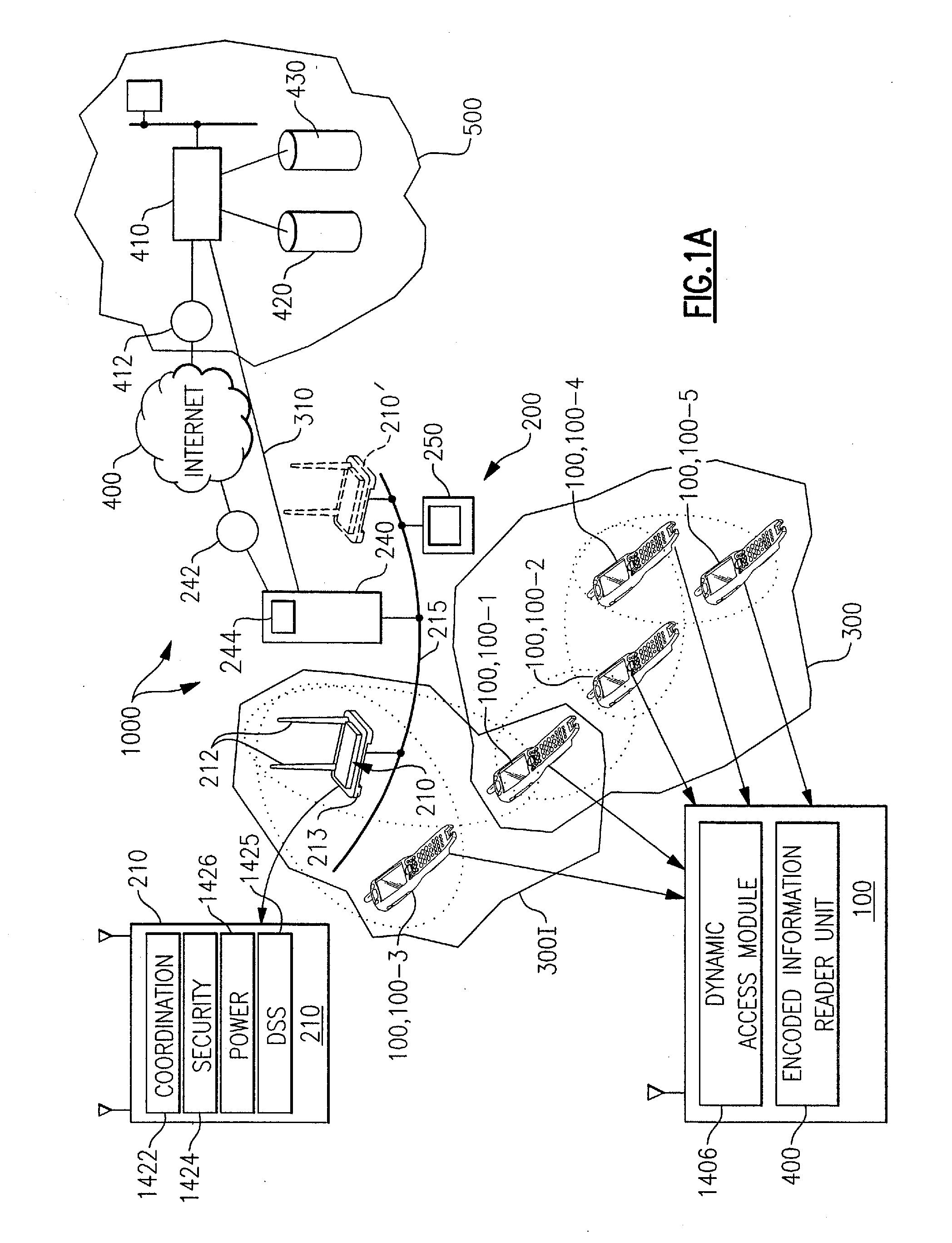 Data collection device having dynamic access to multiple wireless networks