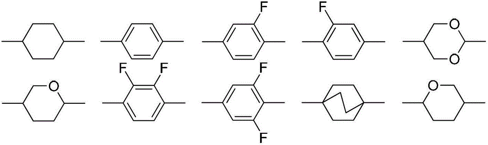 Liquid crystal compounds containing tetrahydrofuran structure