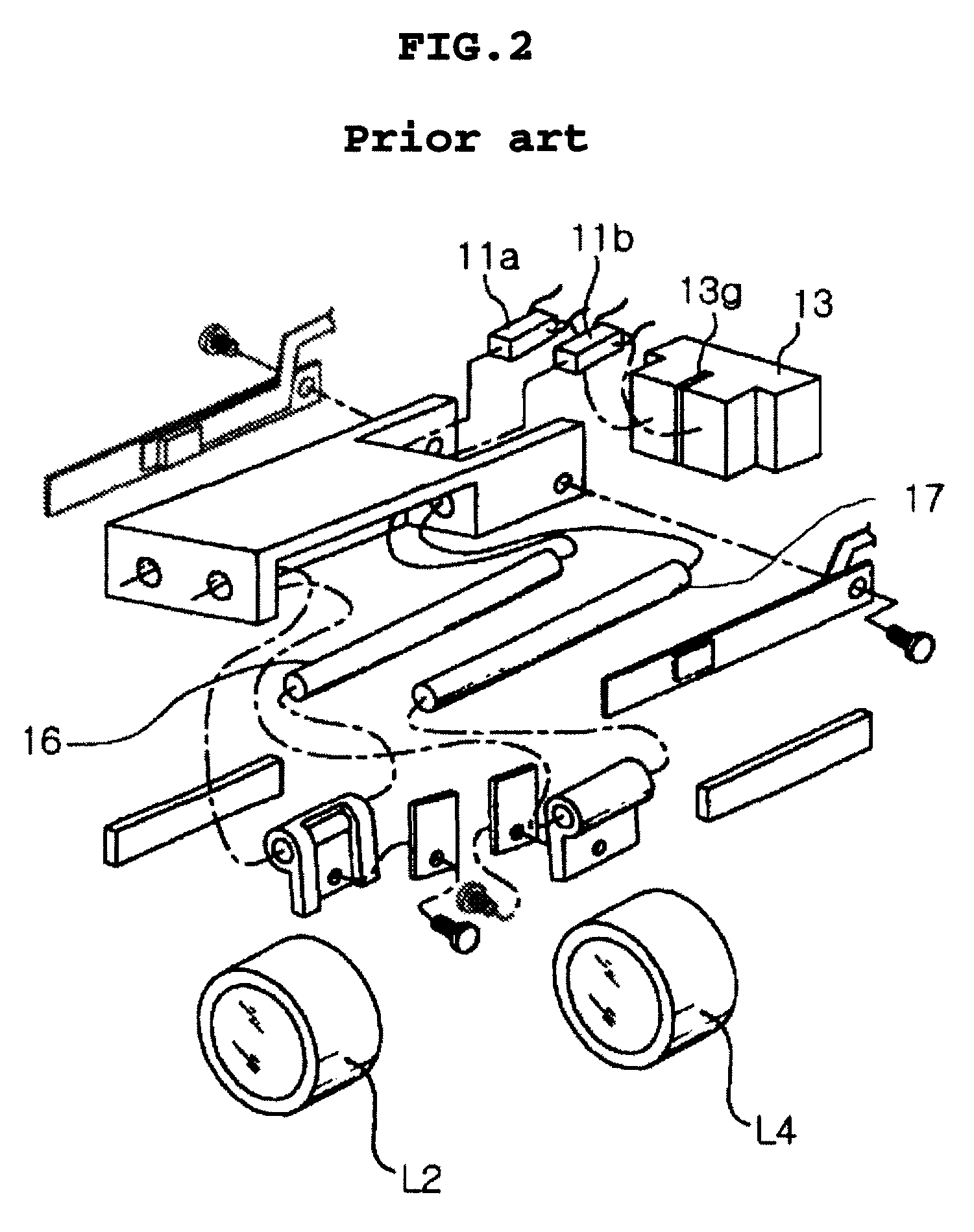 Lens actuating module