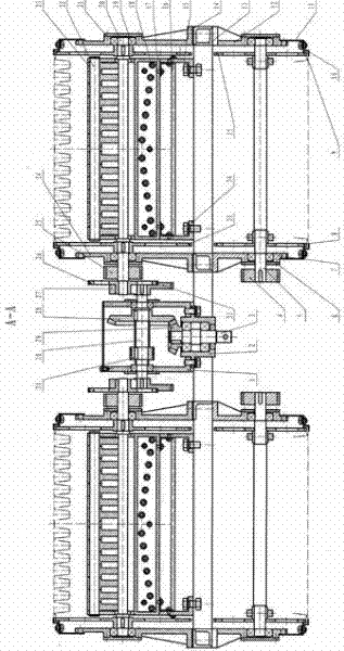 Pot seedling ordered seedling separating device