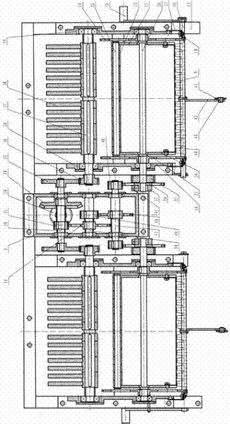 Pot seedling ordered seedling separating device