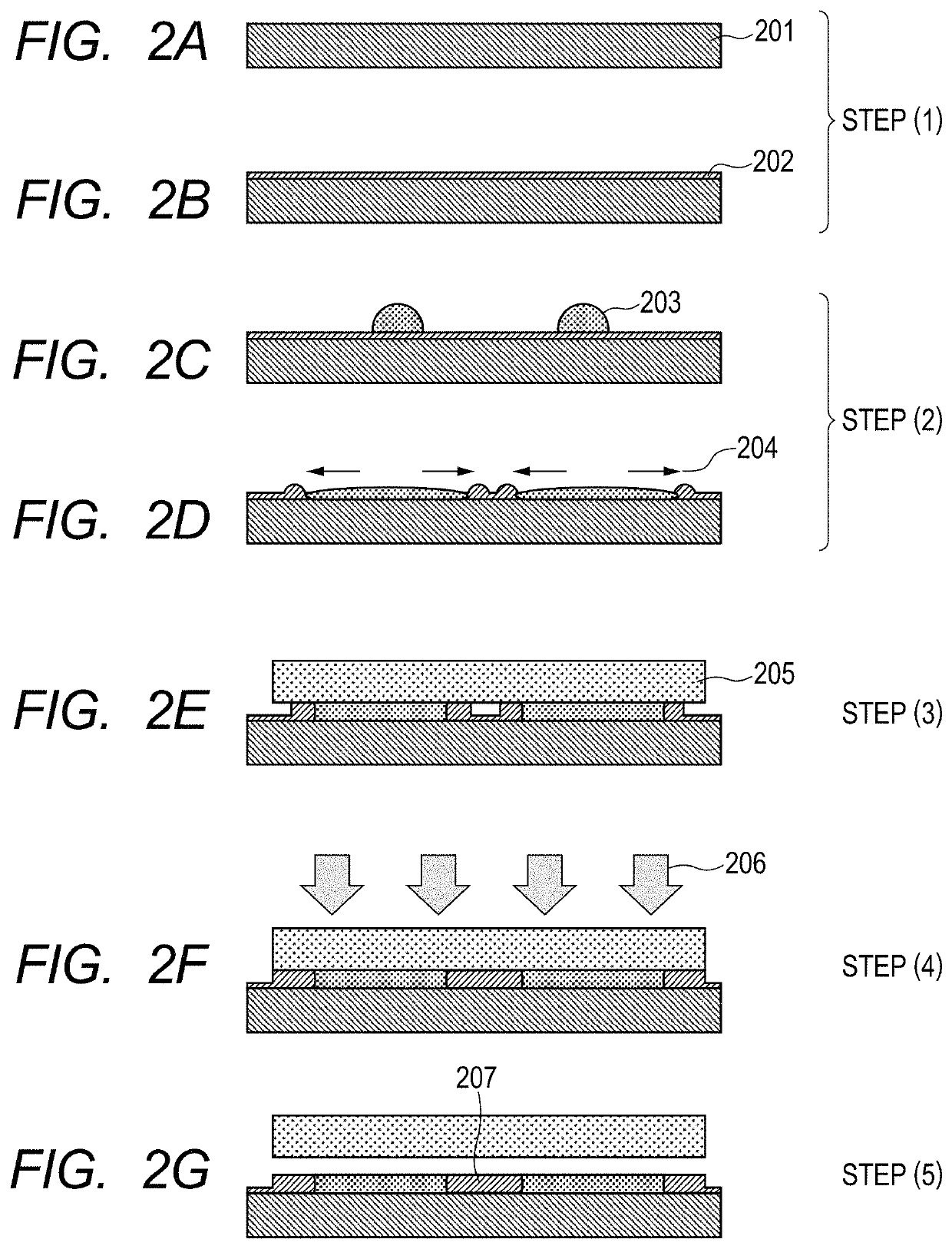 Pattern forming method as well as production methods for processed substrate, optical component, circuit board, electronic component and imprint mold