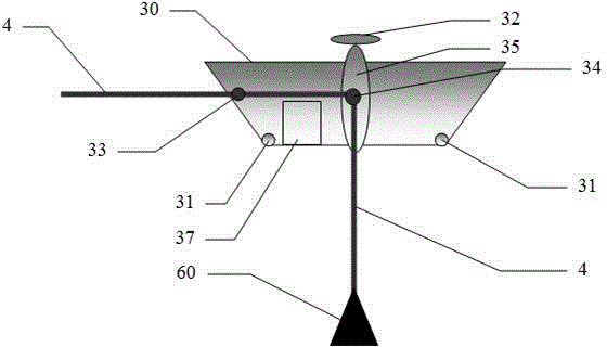 Airplane suspension type full-automatic take-off and landing system and take-off and landing method