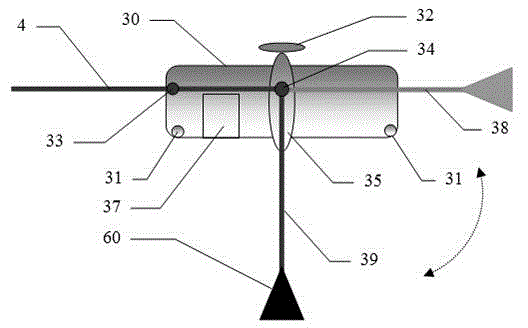 Airplane suspension type full-automatic take-off and landing system and take-off and landing method