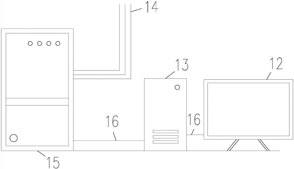 Vertical load loading device and method applicable to out-of-plane unstable frame structure