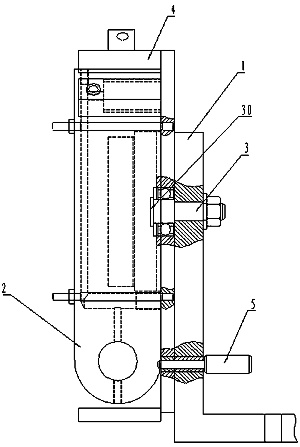 Frock clamp special for pneumatic anchor rod drilling machine fixing sleeve