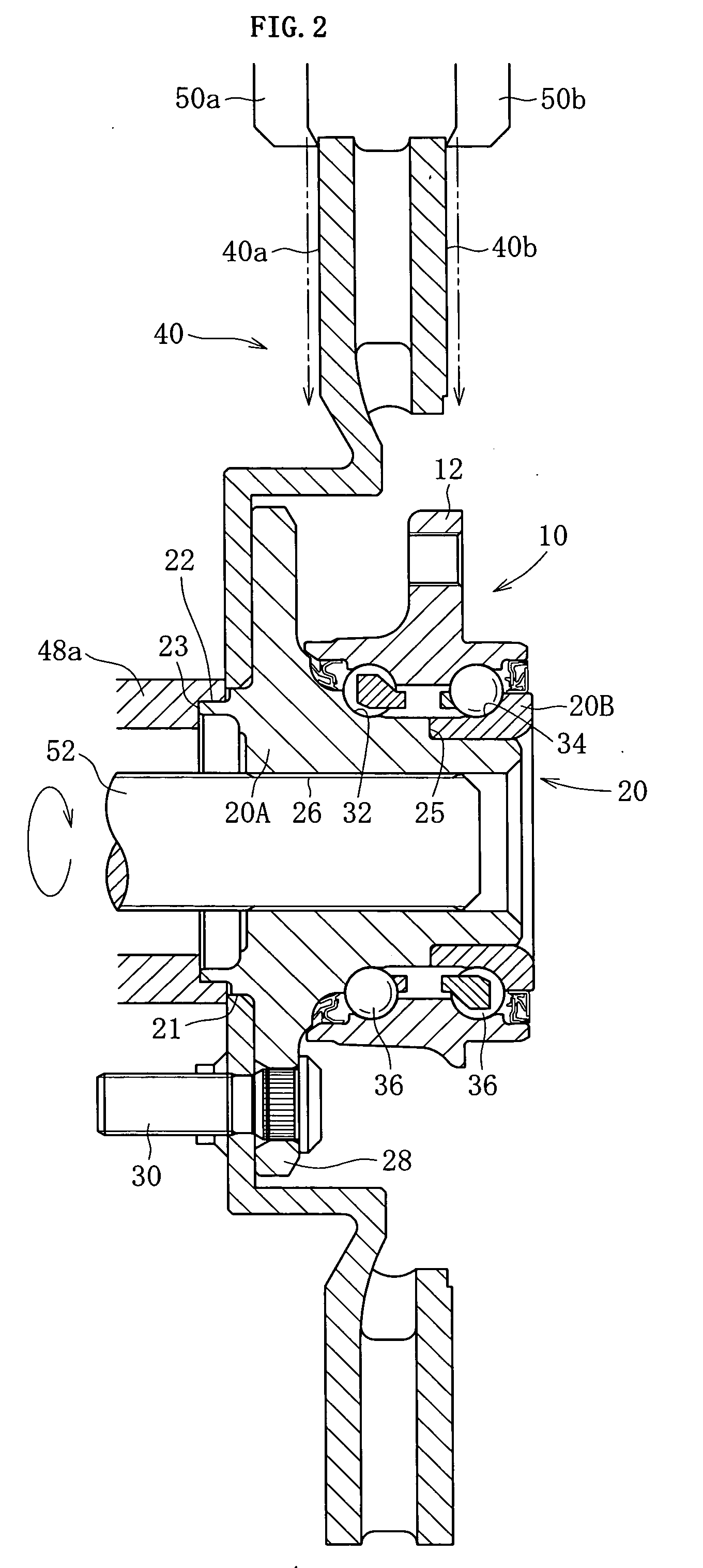 Processing method for brake rotor-equipped wheel bearing devices