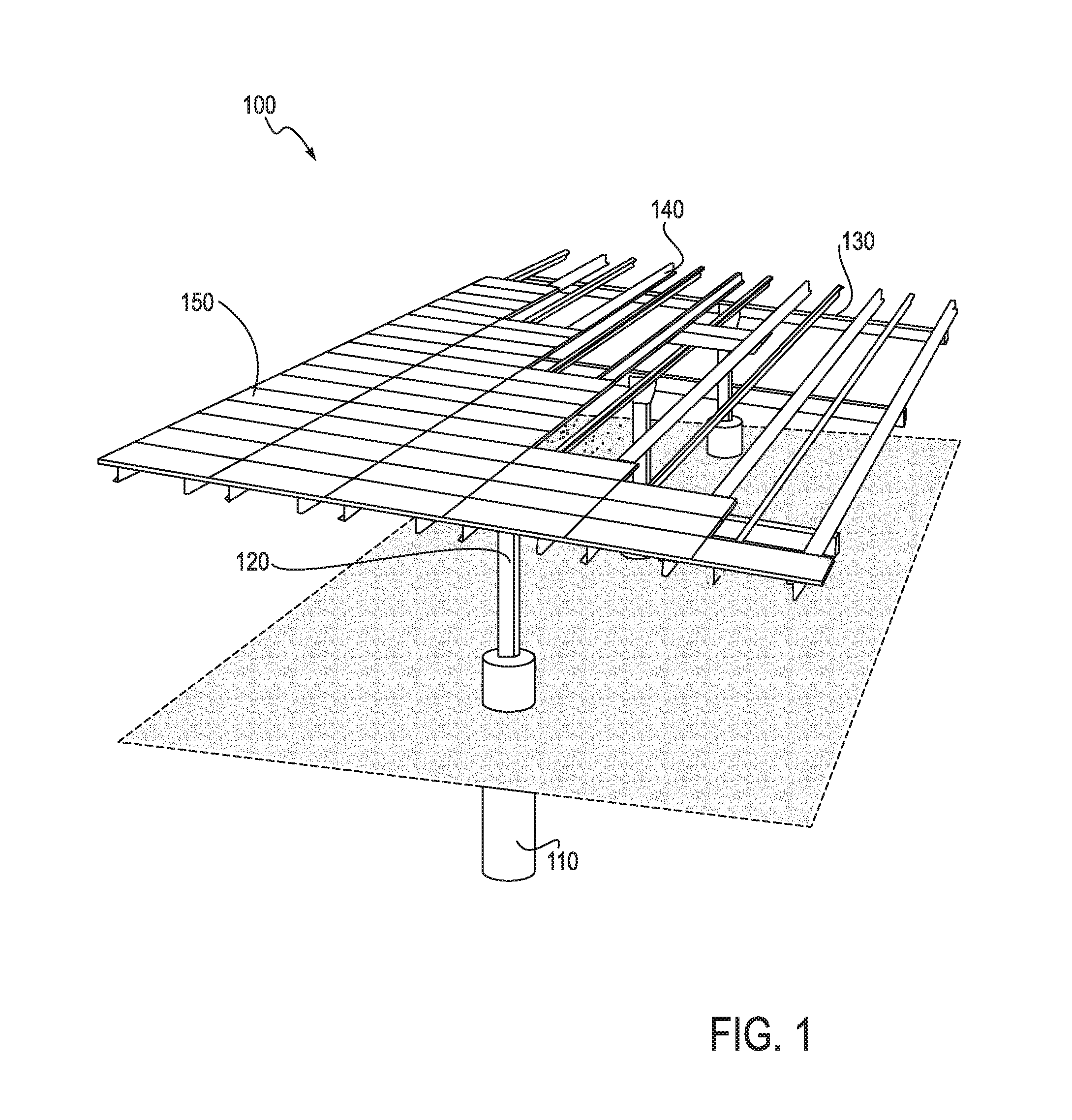 Solar canopy support system