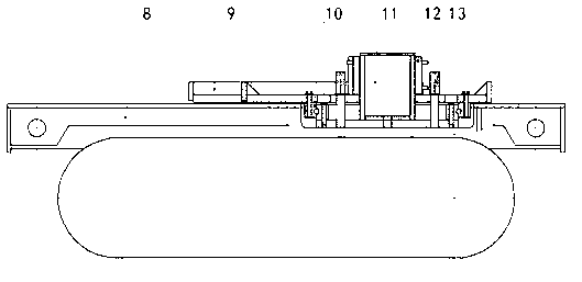 Multifunctional split-type caterpillar drilling machine for coal mine