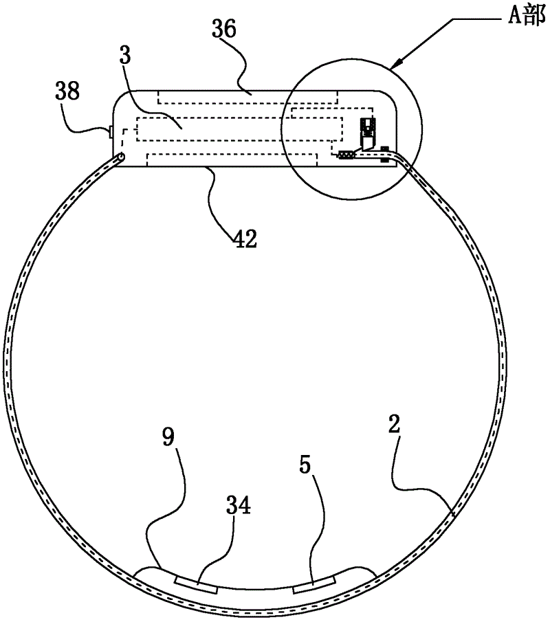 GPS (global positioning system) type electronic handcuff