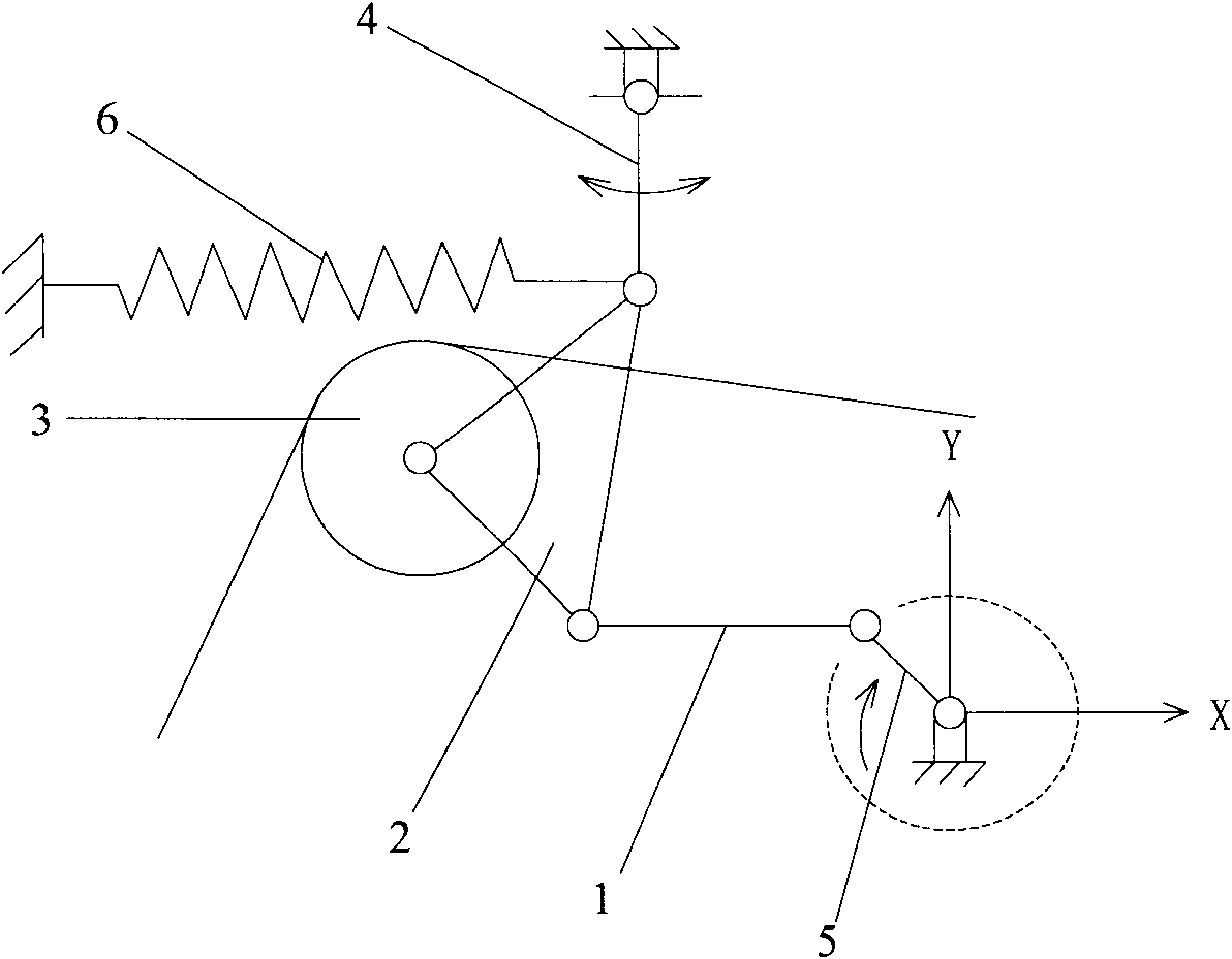 Rear beam driving mechanism of jet loom