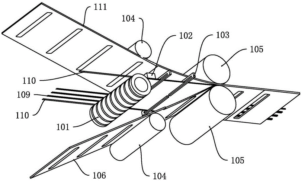 All-in-one thin film temperature sensor