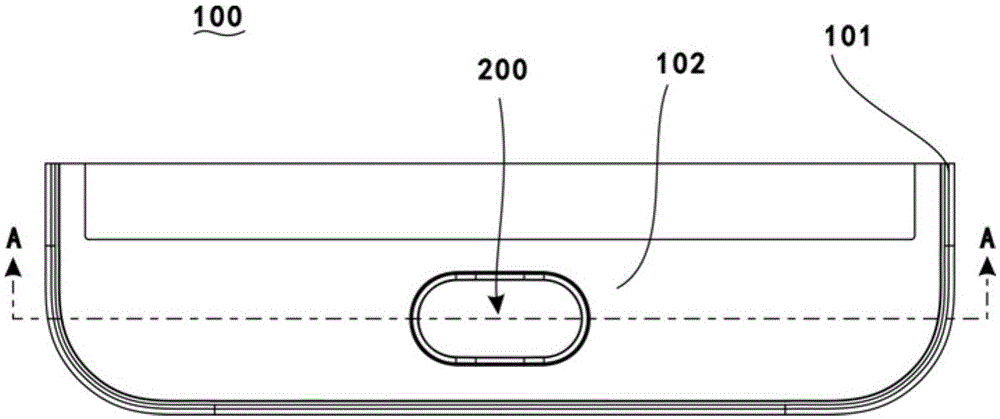 Control method of button device, button device and terminal