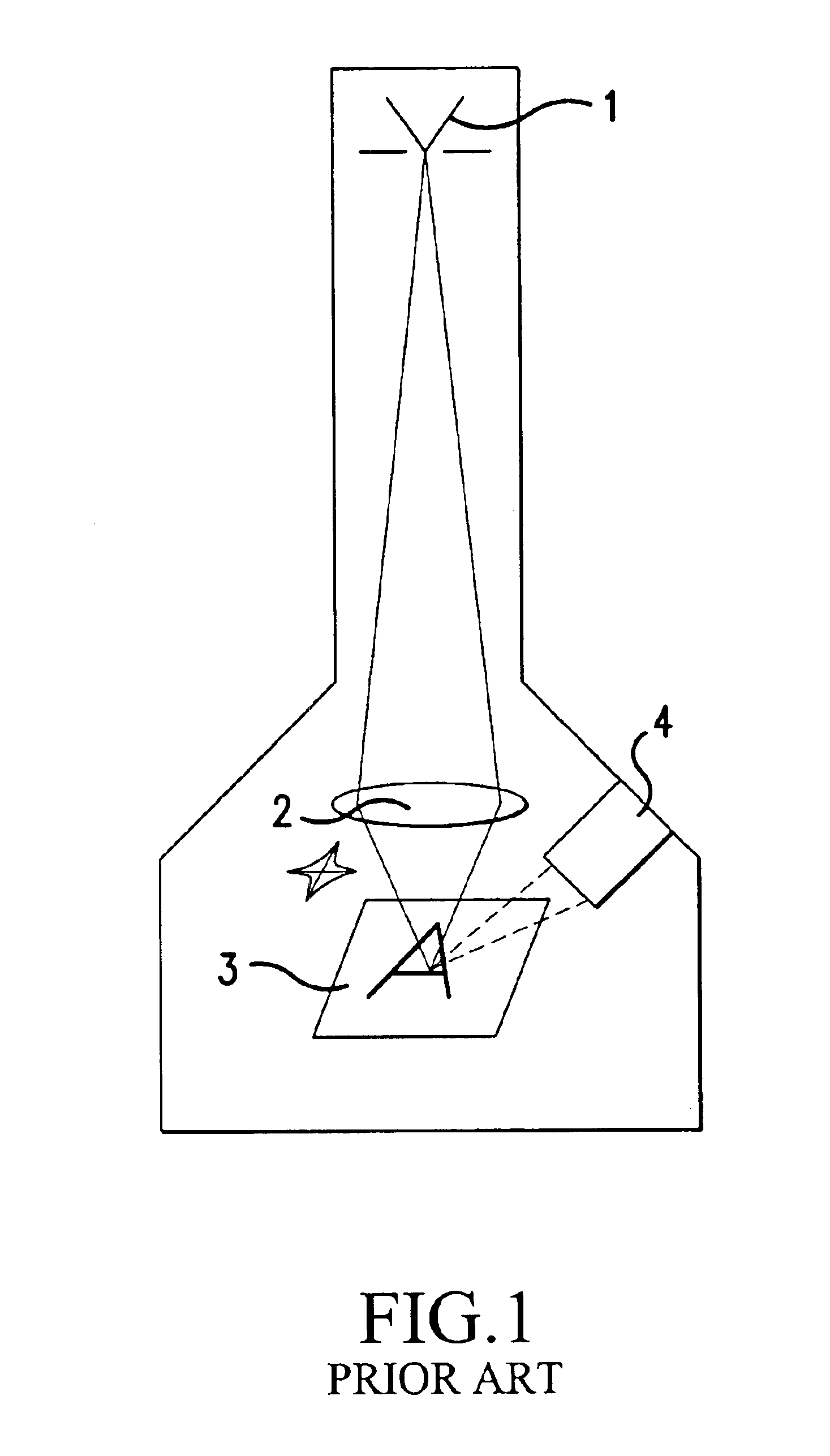 Method for detecting geometrical-optical aberrations