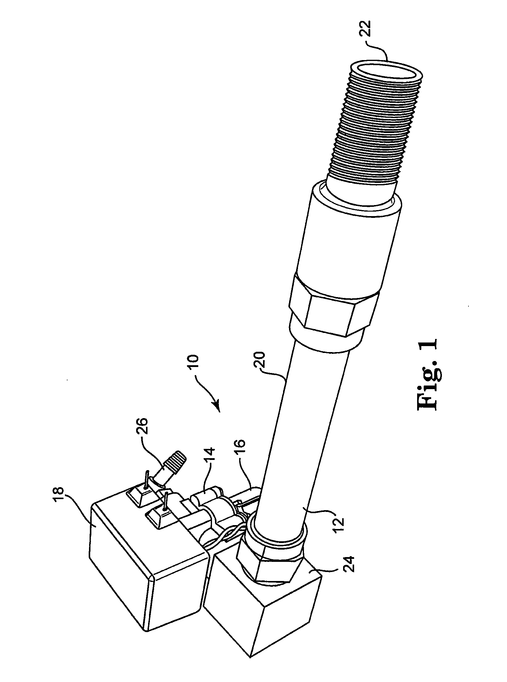 Electronic toilet tank monitor utilizing a bistable latching solenoid control circuit