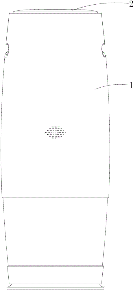 Purifier lifting head structure and air purifier