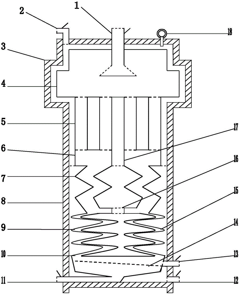 Multi-functional, efficient and energy-saving rapid condensing tank